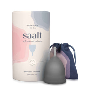 ถ้วยอนามัย SAALT Menstrual Cup รุ่น Soft แบบนิ่ม