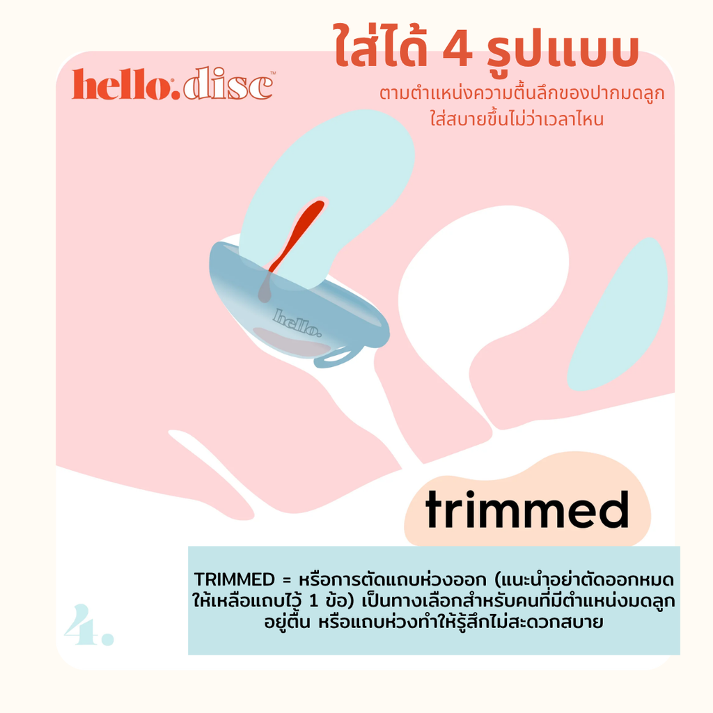 ถ้วยอนามัยแบบดีส The Hello Disc