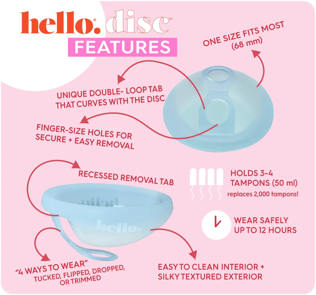 ถ้วยอนามัยแบบดีส The Hello Disc