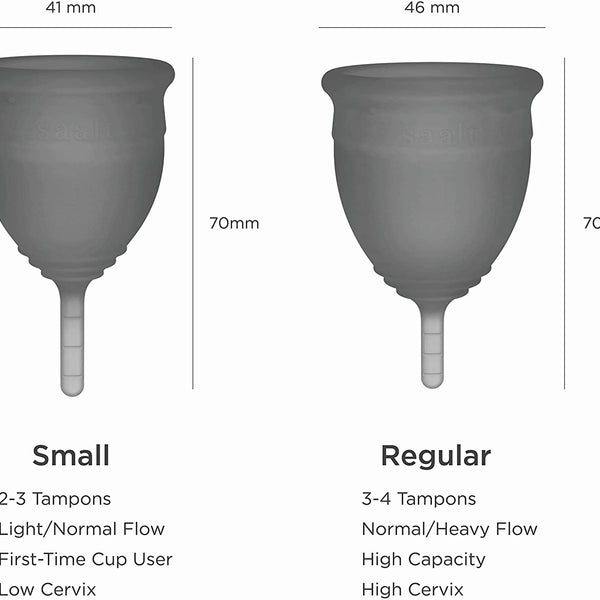 ถ้วยอนามัย SAALT Menstrual Cup รุ่น Soft แบบนิ่ม