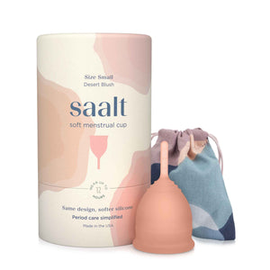 ถ้วยอนามัย SAALT Menstrual Cup รุ่น Soft แบบนิ่ม